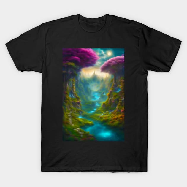 Creek T-Shirt by JDI Fantasy Images